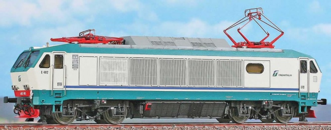 Electric locomotive E.402.005 prototype of Trenitalia in XMPR livery<br /><a href='images/pictures/ACME/LAC60037.jpg' target='_blank'>Full size image</a>